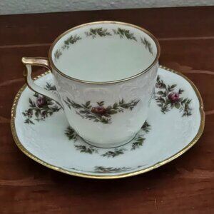 RARE ANTIQUE VINTAGE ROSENTHAL GERMANY SANSSOUCI FLOWER ESPRESSO COFFEE DEMI CUP